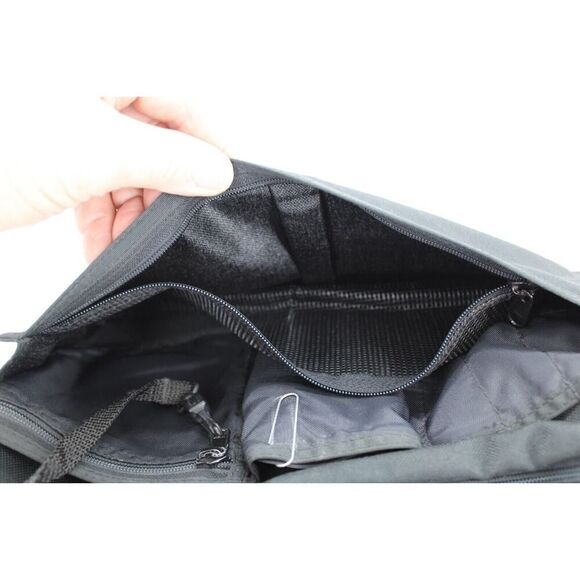 Vintage L. L. Bean Nylon/Leather Trim Laptop Messenger Briefcase Bag - Picture 15 of 16